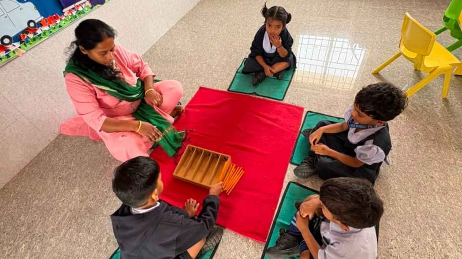 aspire bee school cricke team
